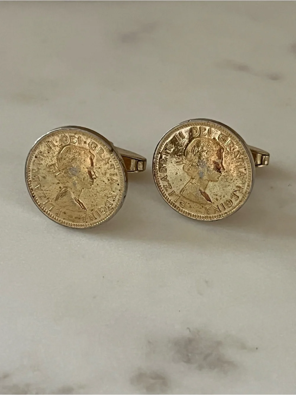Vintage Men’s Coin Cufflinks